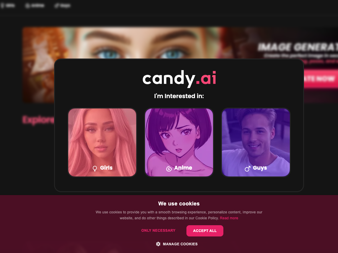 Candy.ai provides virtual girlfriends enriched with artificial intelligence.